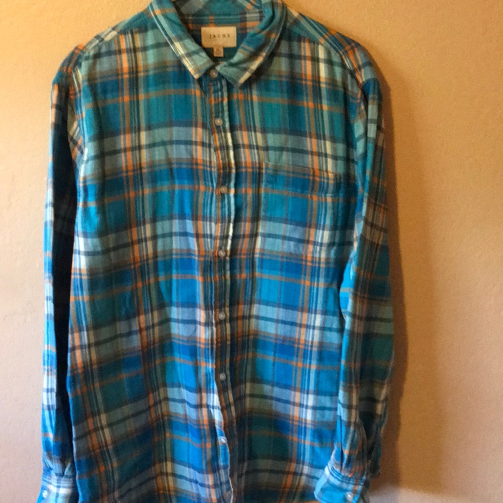 Men’s plaid flannel shirt fully lined